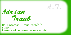 adrian traub business card